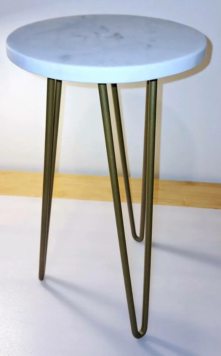 New Marble/Iron Plant Stand - Image 3