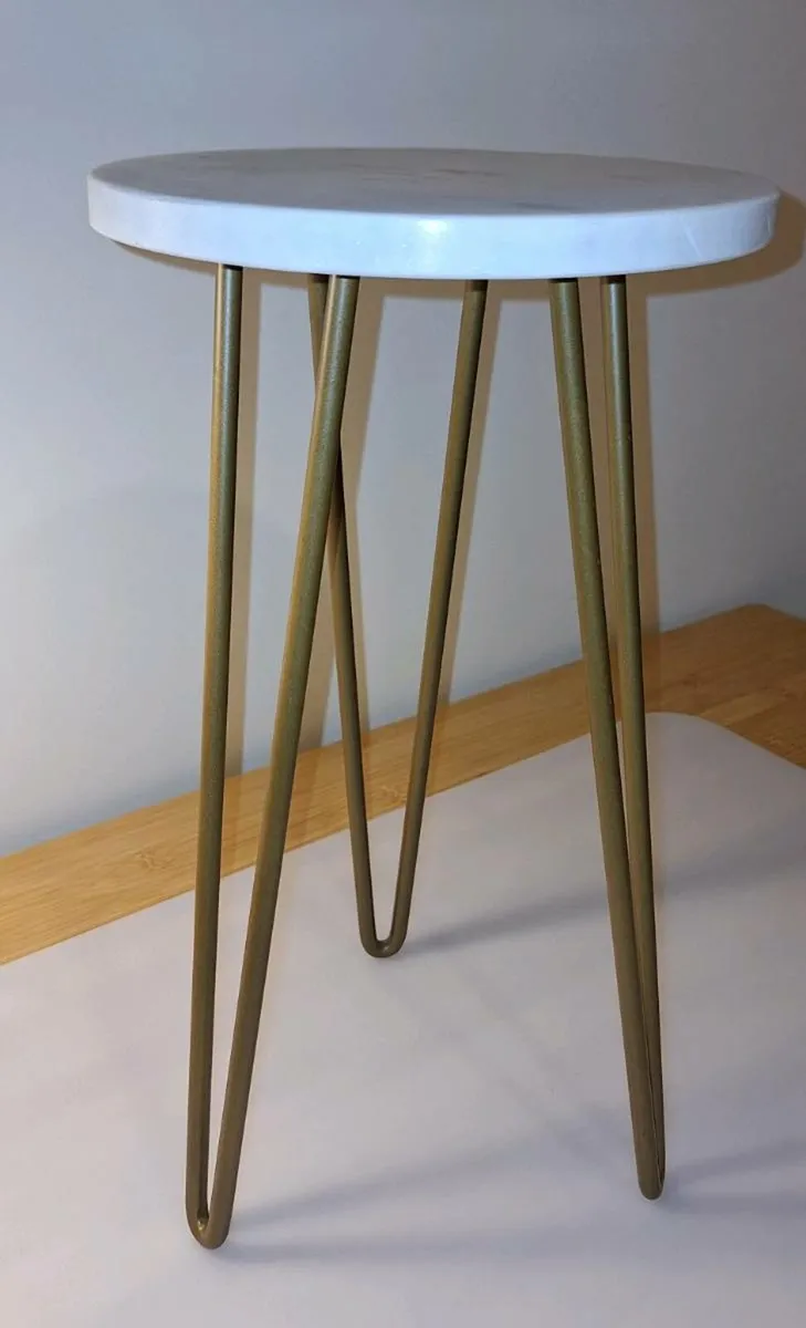 New Marble/Iron Plant Stand - Image 4