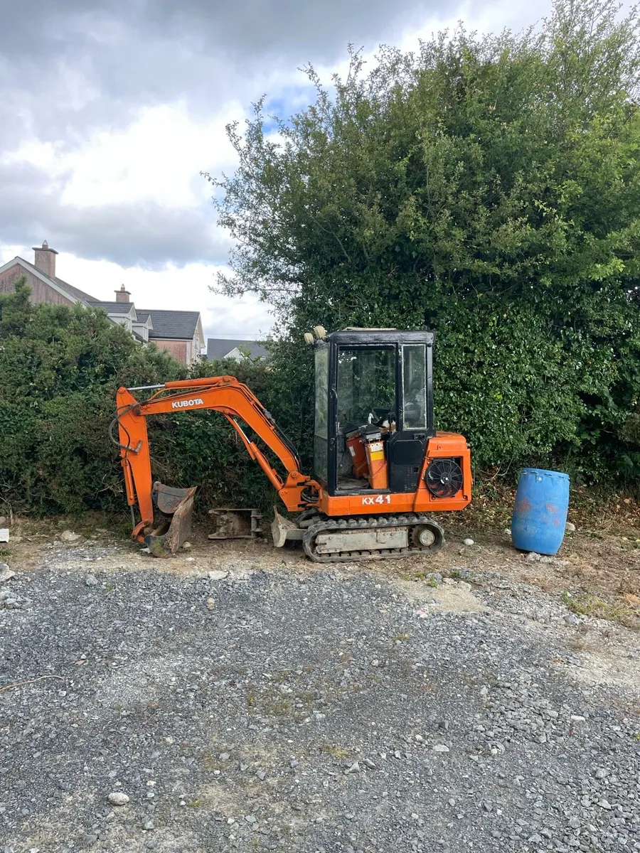 Kubota mini digger