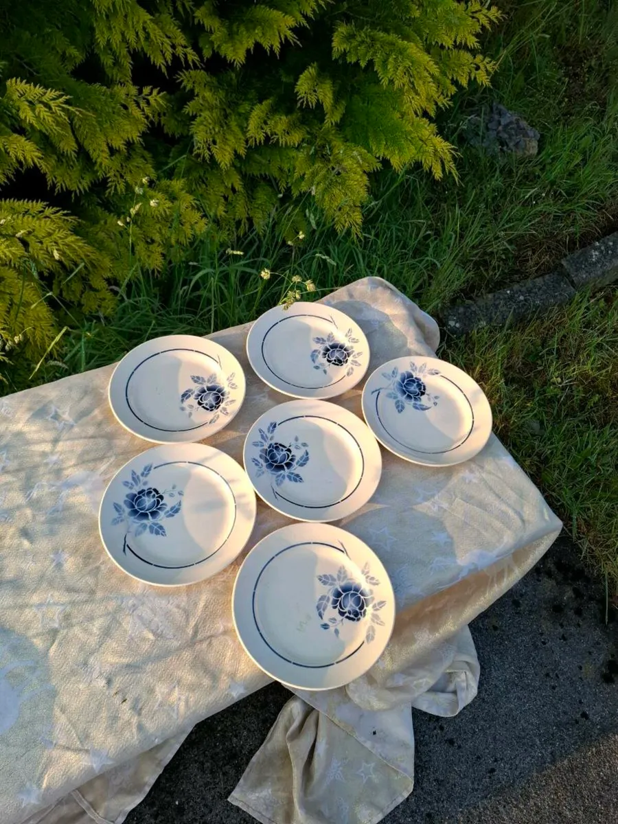 6 ceramic sides plates postage possible