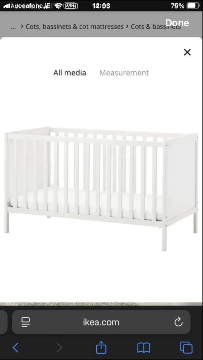 IKEA Sundvik Baby Cot - Image 2