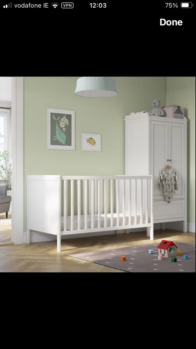 IKEA Sundvik Baby Cot - Image 3