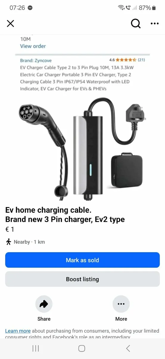 A43 car charger - Image 1
