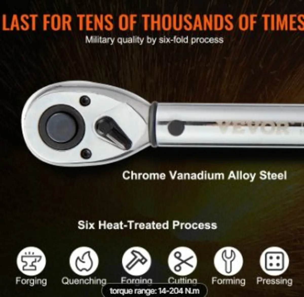 Torque Wrench, 1/2-inch Drive Click - Image 3