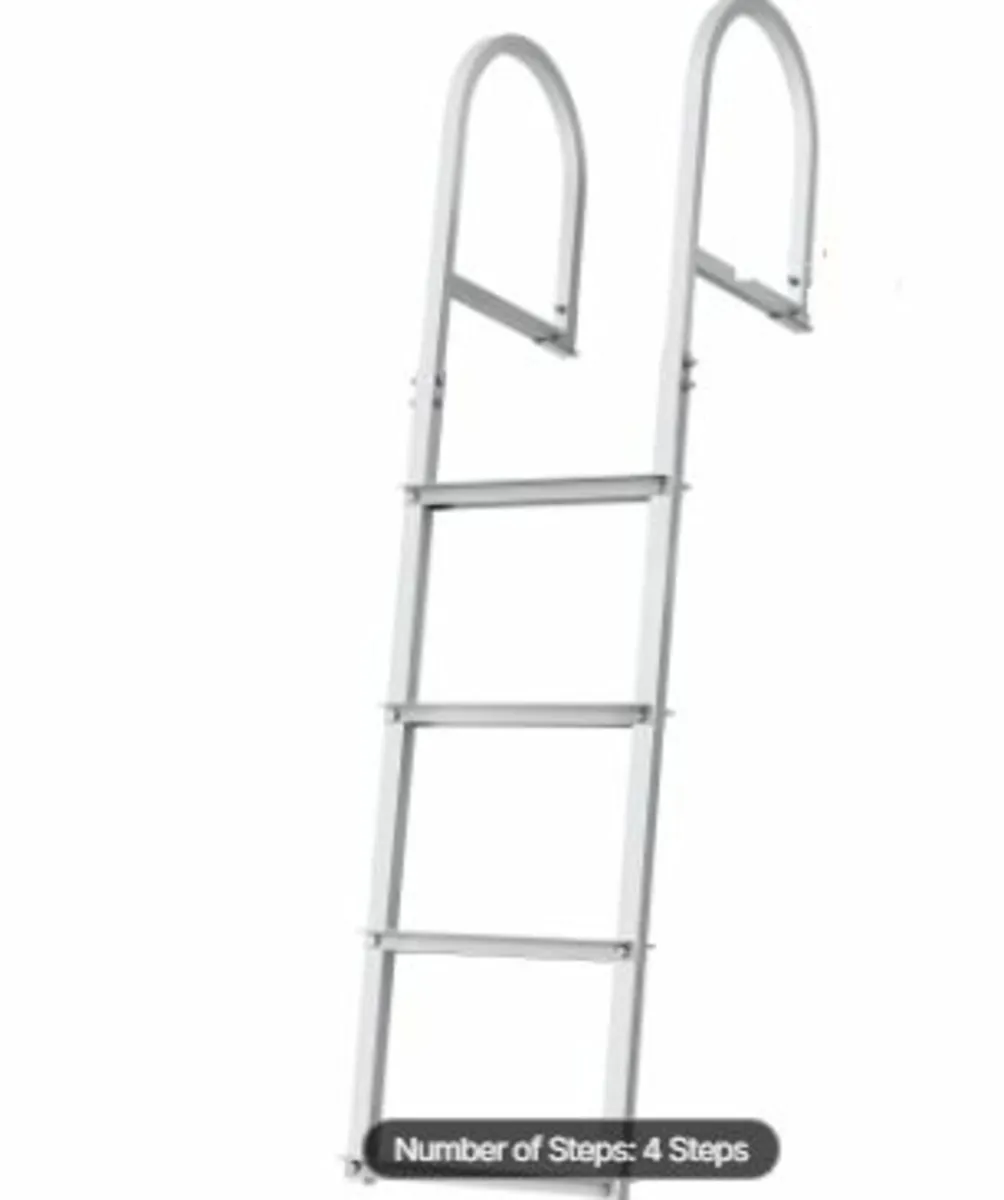 Dock Ladder, Removable 4 Steps, 500 lbs Load - Image 1