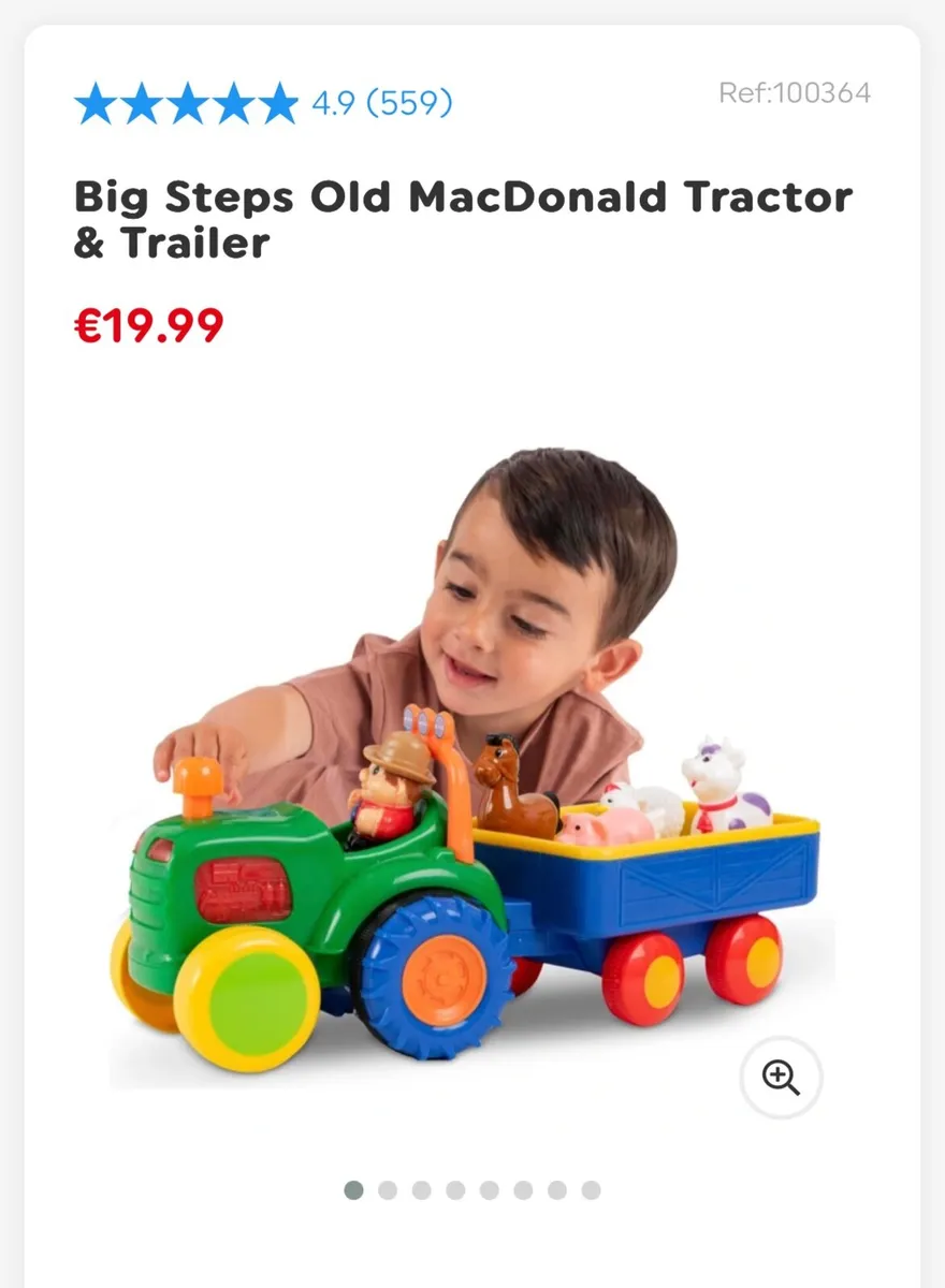 Toy tractor