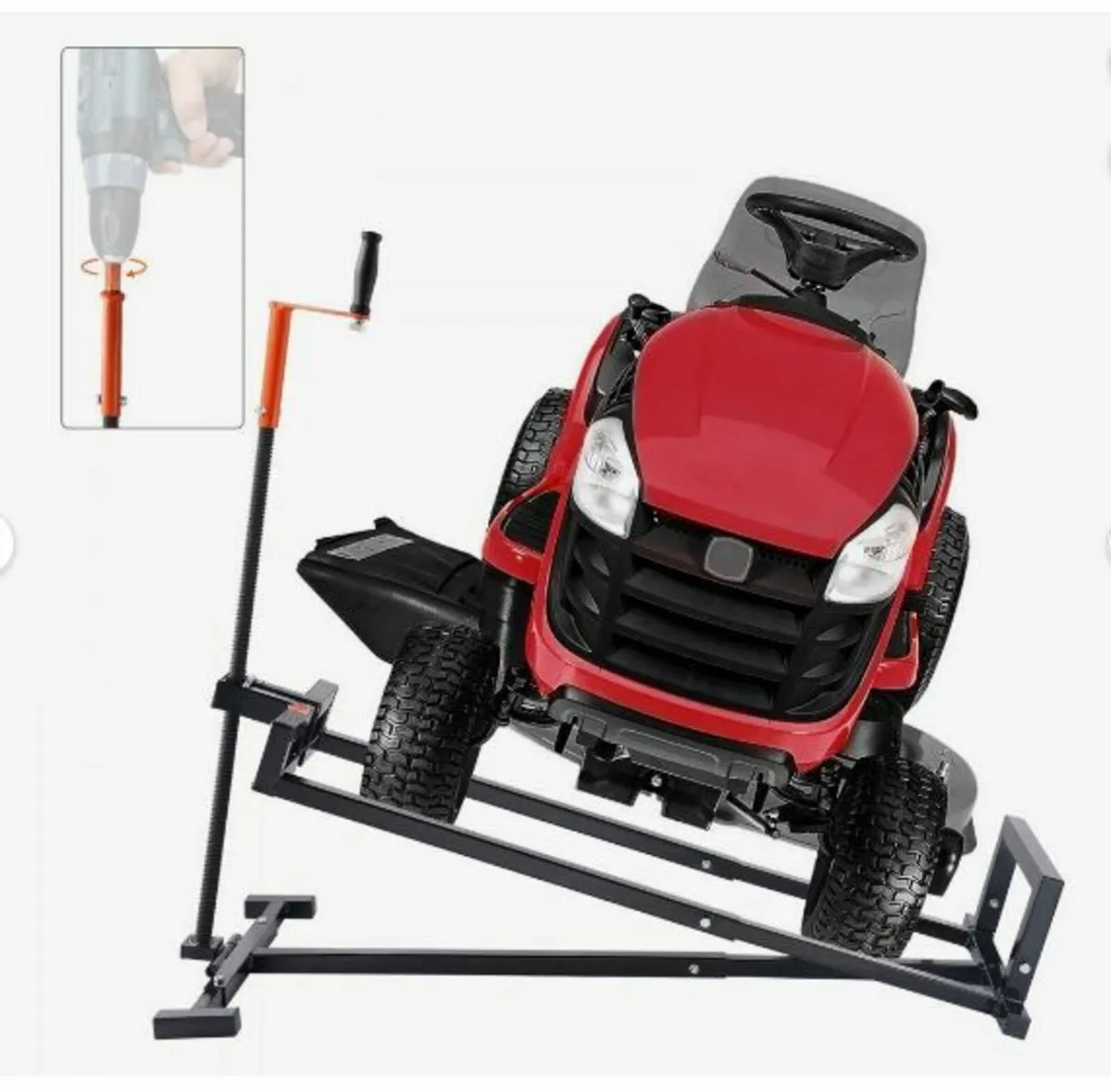 880 Lbs Ride on Lawn Mower Lift Jack - Image 1