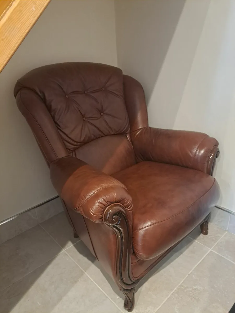 Leather Arm.Chair - Image 3