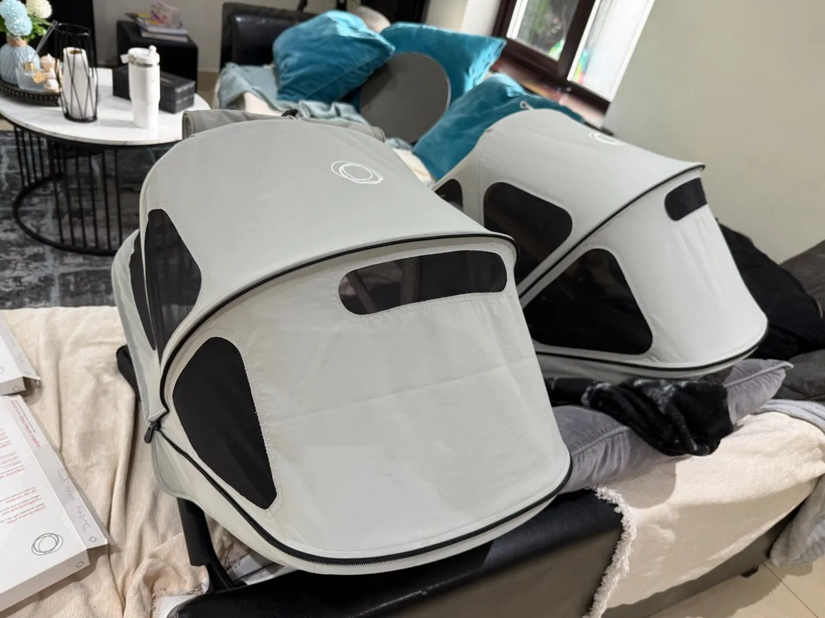 Bugaboo donkey x2 hood canopies in Swords - Image 2
