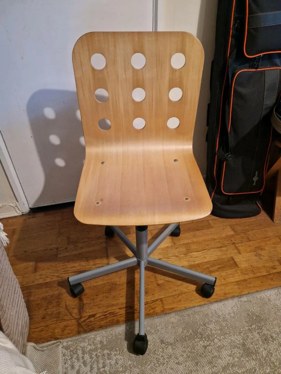 Office Chair Wooden - Image 1