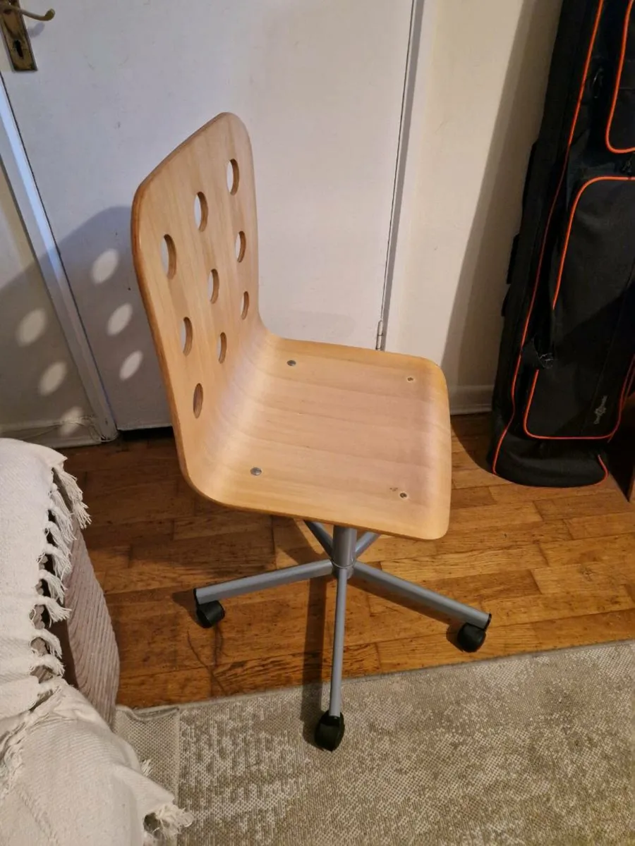 Office Chair Wooden - Image 2