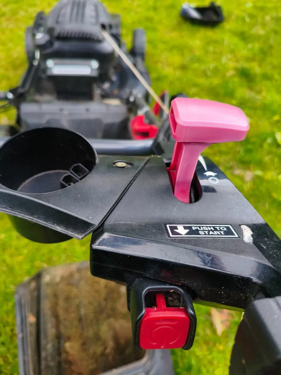 Petrol Lawnmower Self Propelled Electric Start - Image 3