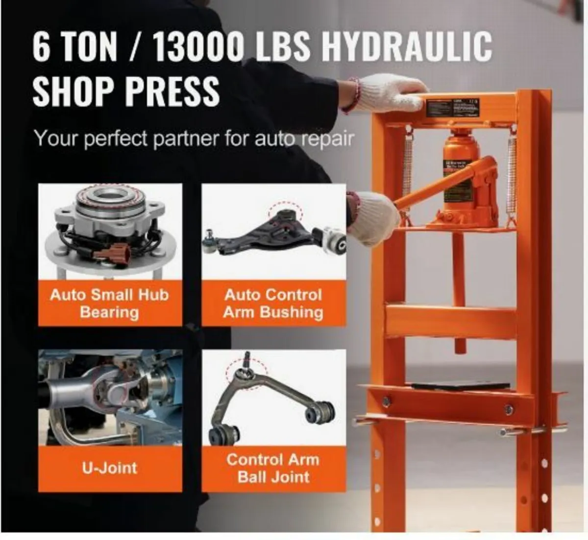 Hydraulic Shop Press 6 Ton - Image 2