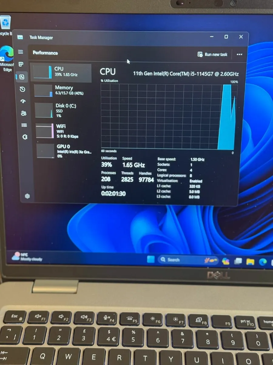 Dell Latitude 5520 Laptop i5/16GB/256SSD/FHD Touch - Image 4