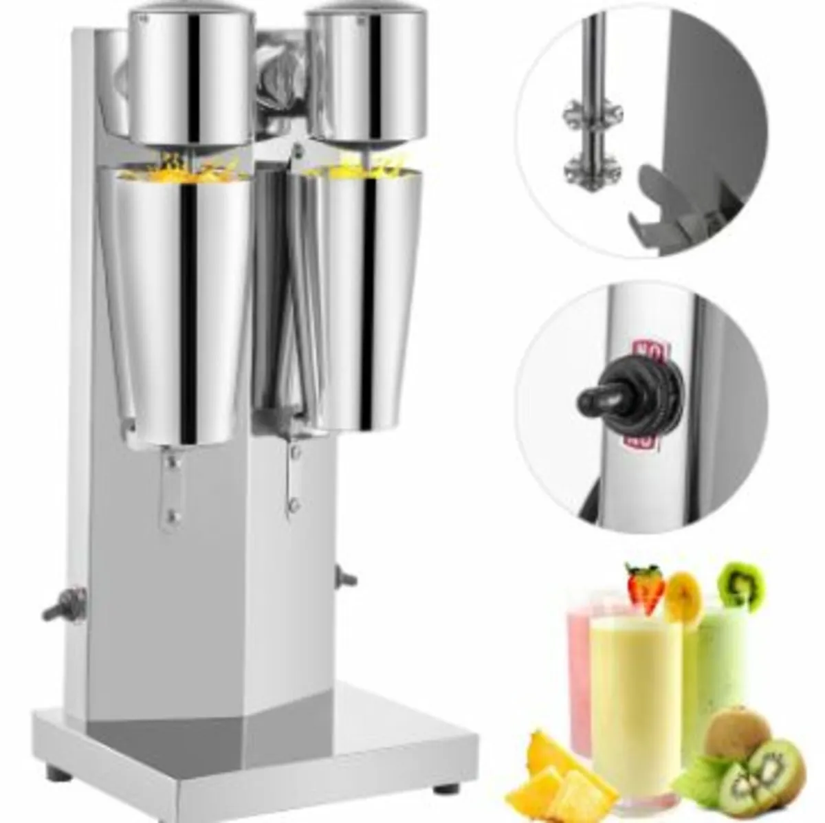 Milkshake Maker Kit, Stainless Steel Electric Milk - Image 1