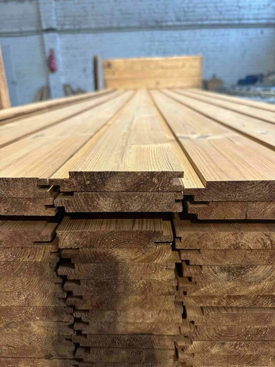 Thermowood, cladding, decking, battens, raw board - Image 1