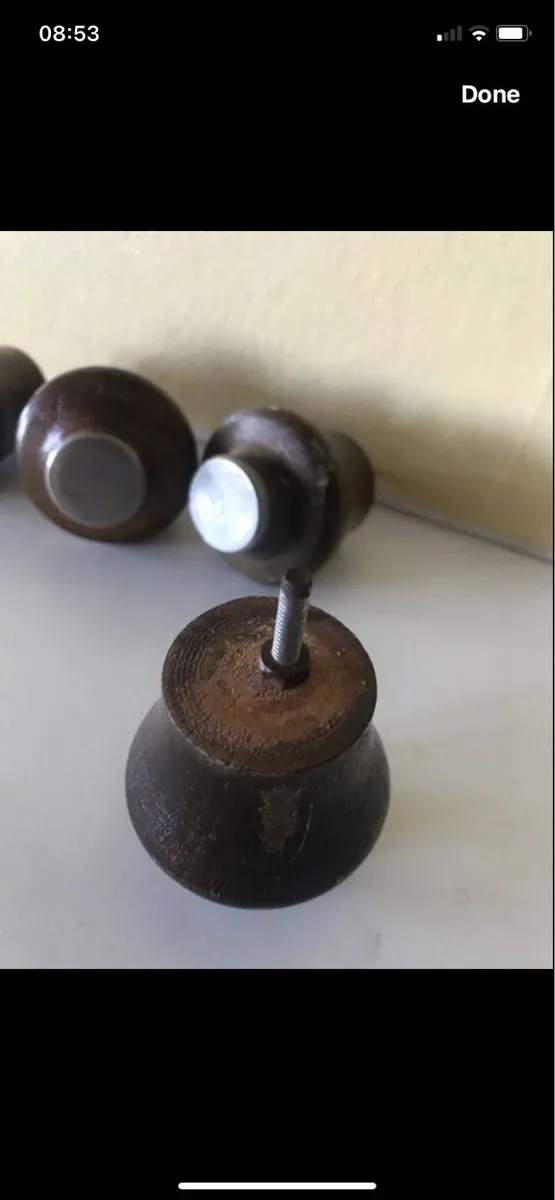 Vintage Timber Drawer Knobs (4) - Image 3