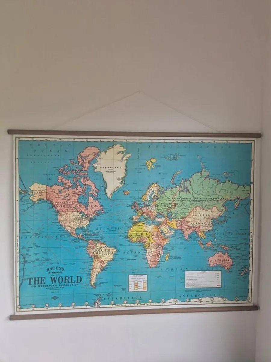 Vintage world map - Image 2