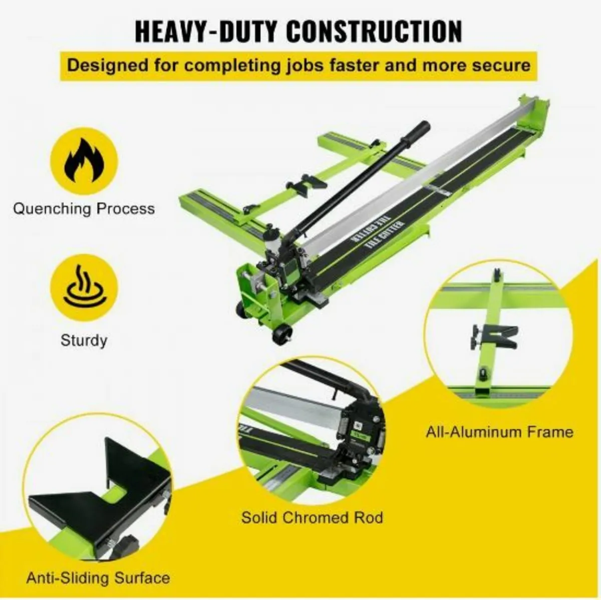 Tile Cutter 47-Inch Manual Tile Cutter 1.4-Inch - Image 2