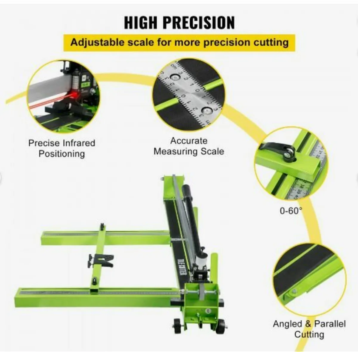 Tile Cutter 47-Inch Manual Tile Cutter 1.4-Inch - Image 4