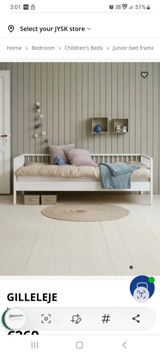 Single junior bedframe - Image 4