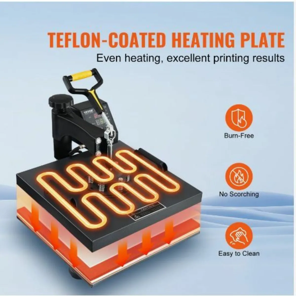 Heat Press Machine, 15x15inch / 38x38cm - Image 4