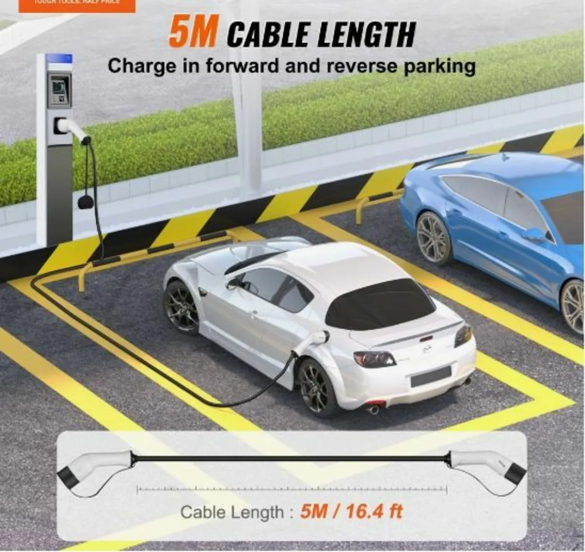 Type 2 to Type 2 EV Charging Cable Electric - Image 2