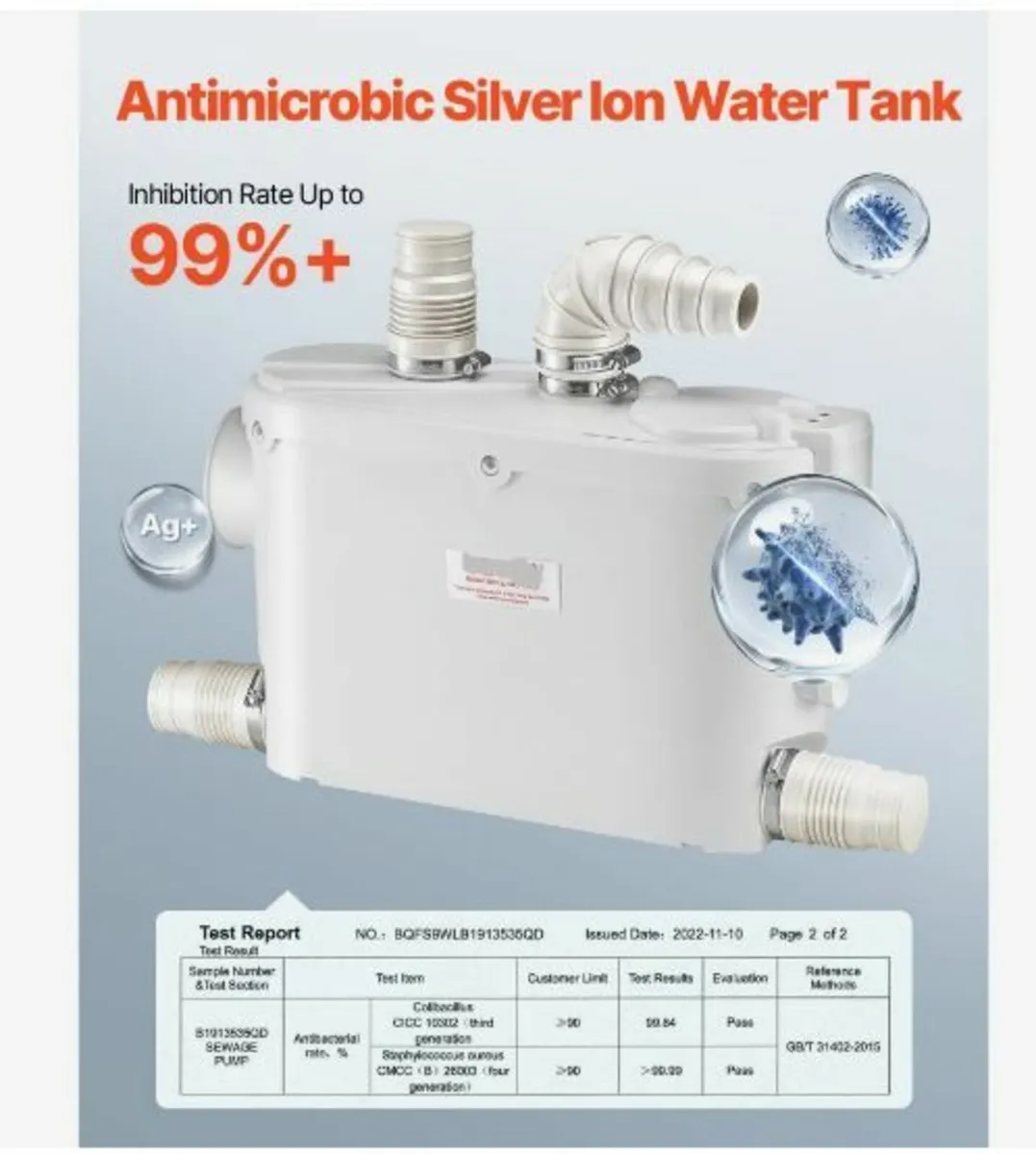 Macerator Pump, 500W, 6600 L/h Flow - Image 4