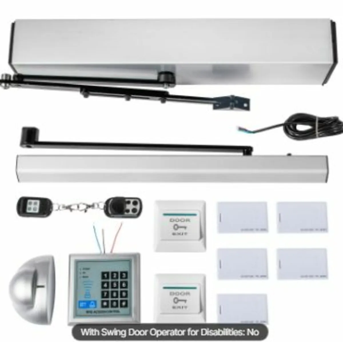 22 Lbs Electric Door Opener Closer 110-240V Automa - Image 1