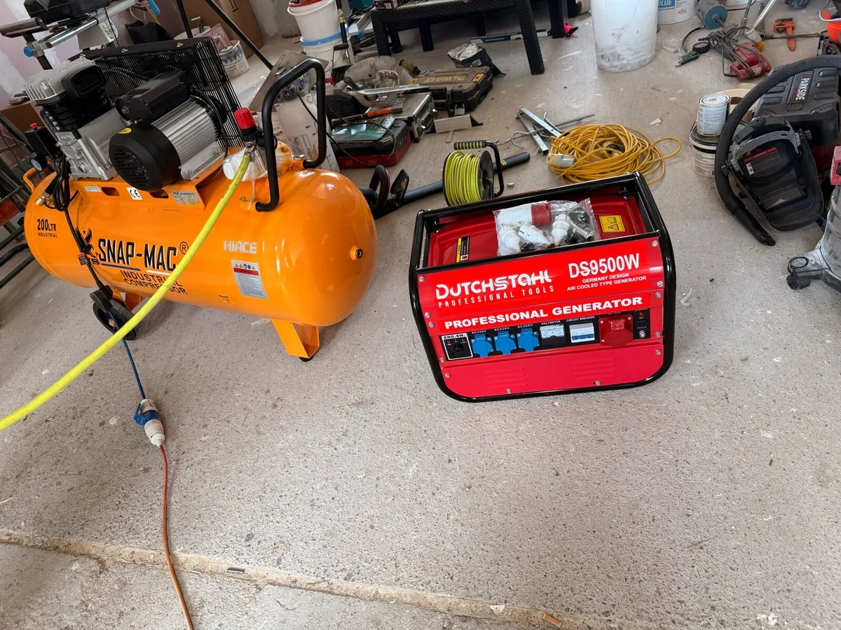 NEW SILENT DIESEL GENERATOR 8.5kva KEY START - Image 1