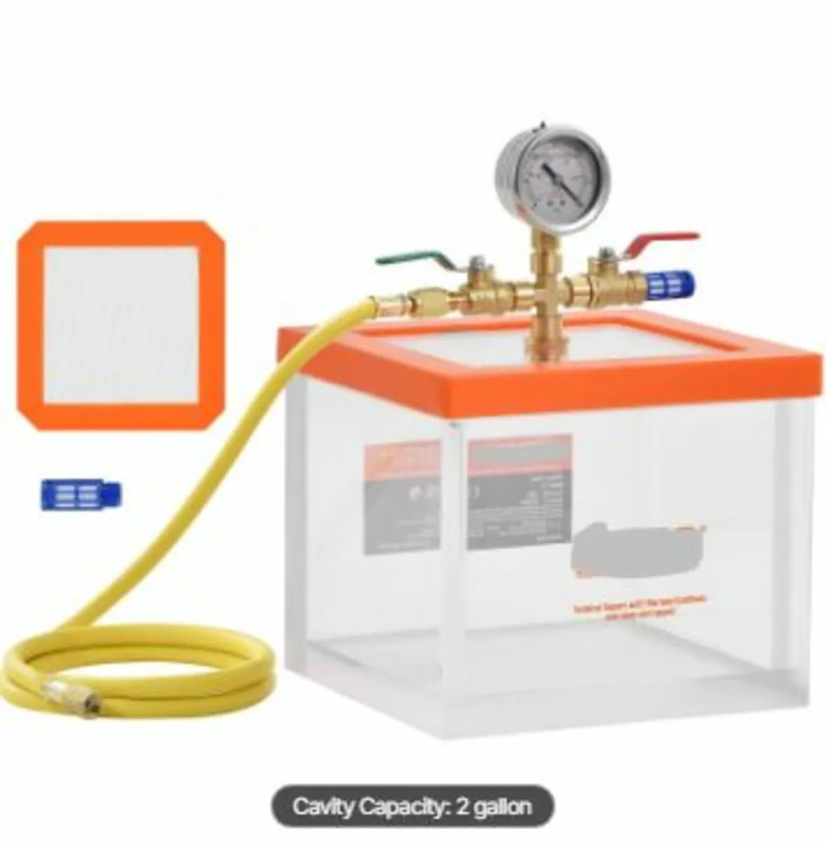 2 Gallon Vacuum Chamber, Upgraded Multipurpose - Image 1