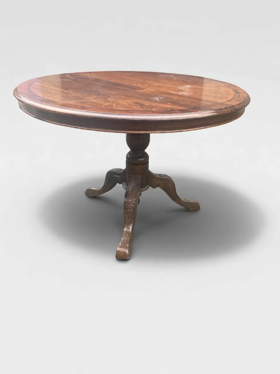 Antique Table - Tilt Top - Some TLC - Image 1