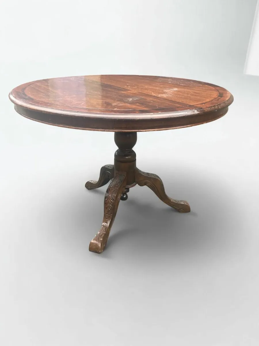 Antique Table - Tilt Top - Some TLC - Image 2