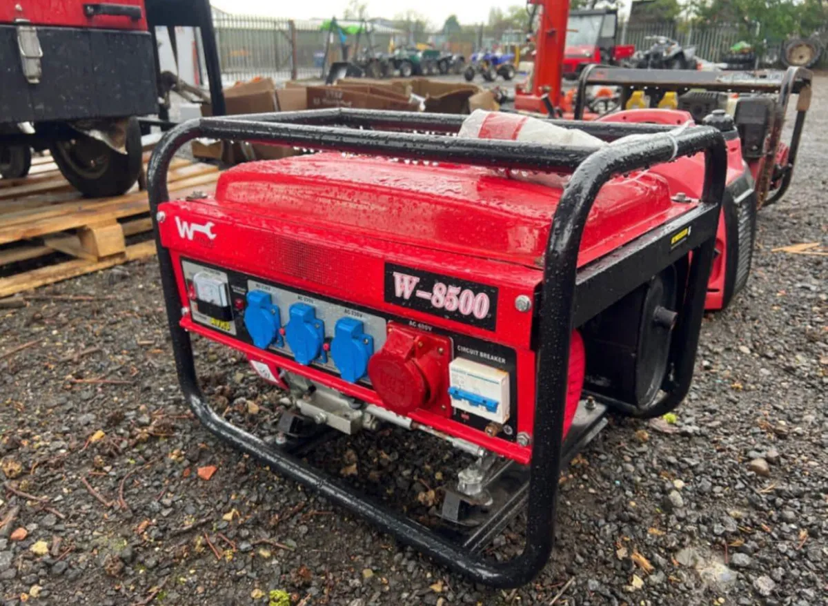 New silent diesel generator 8.5kva key start - Image 1