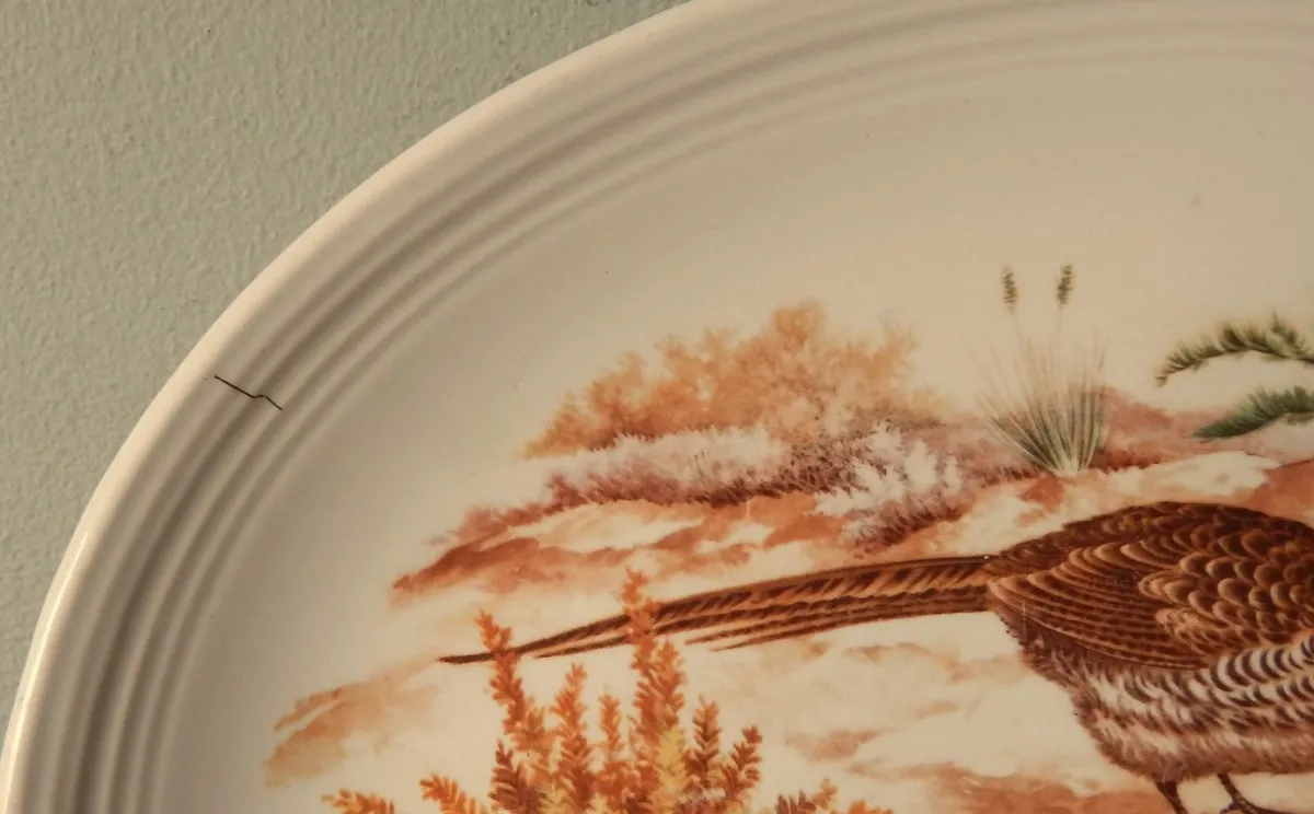England Pottery Serving Platter - Image 2