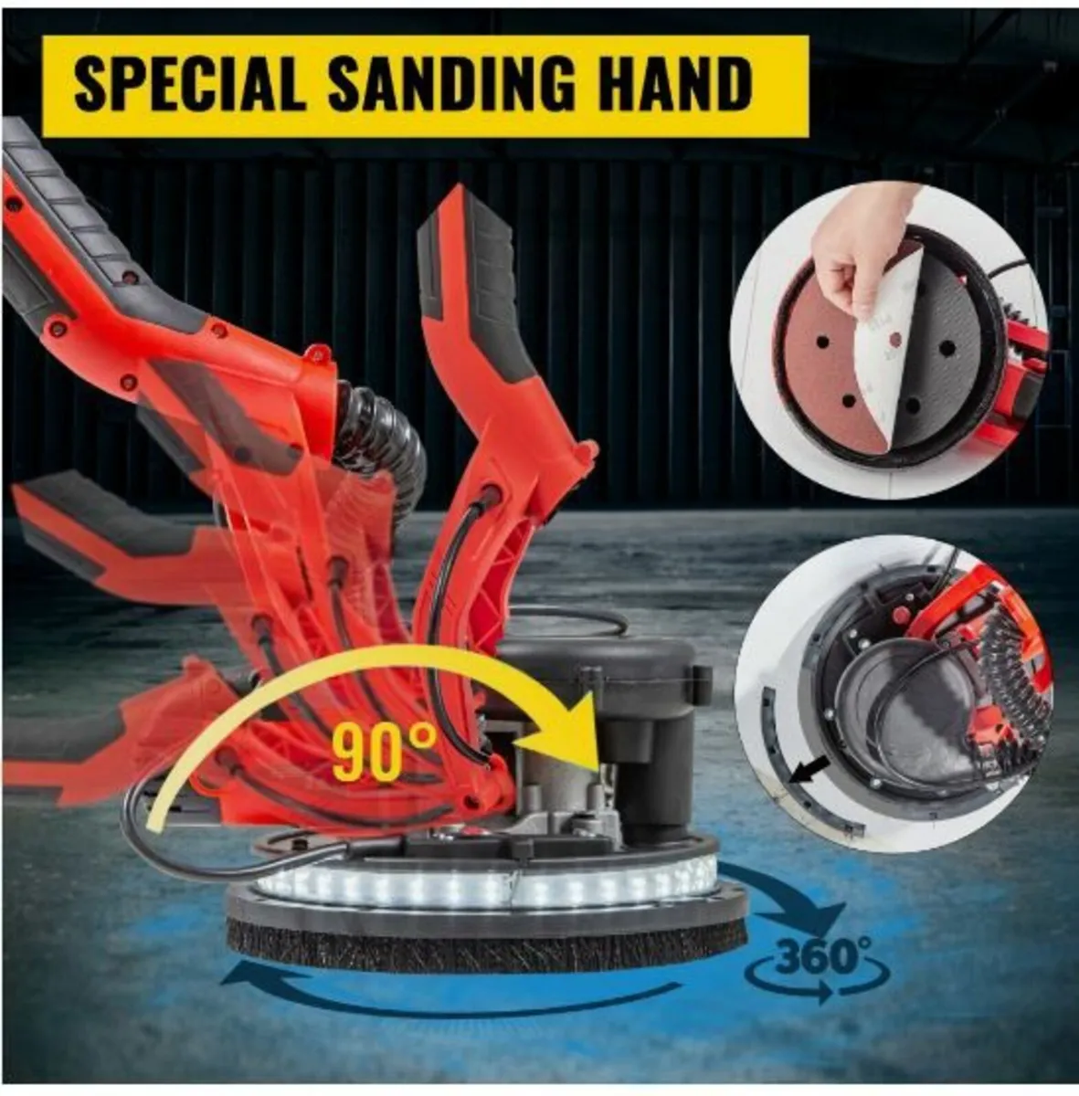 Drywall Sander 750W, Electric Drywall Sander - Image 3