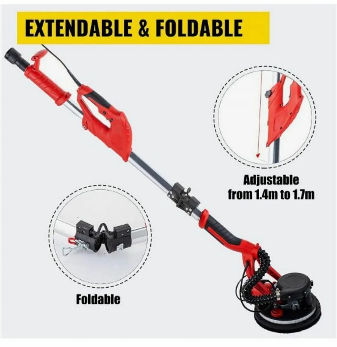Drywall Sander 750W, Electric Drywall Sander - Image 4
