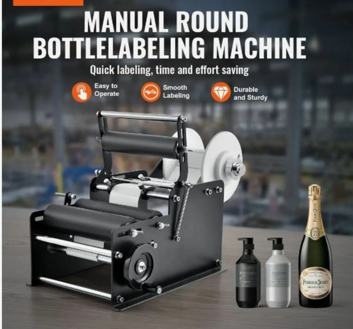 Manual Round Labeling Machine, 15-20pcs/min - Image 3