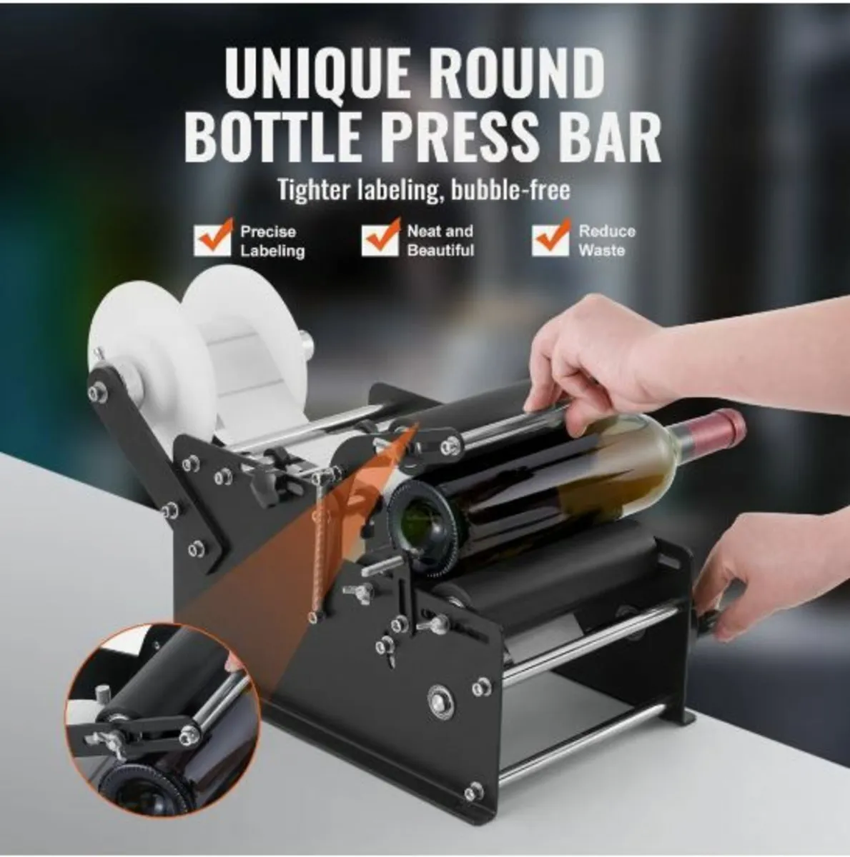 Manual Round Labeling Machine, 15-20pcs/min - Image 4
