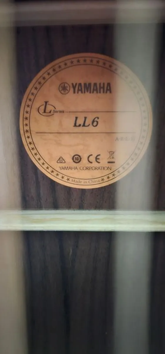 Yamaha LL6 Acoustic Guitar - Image 3