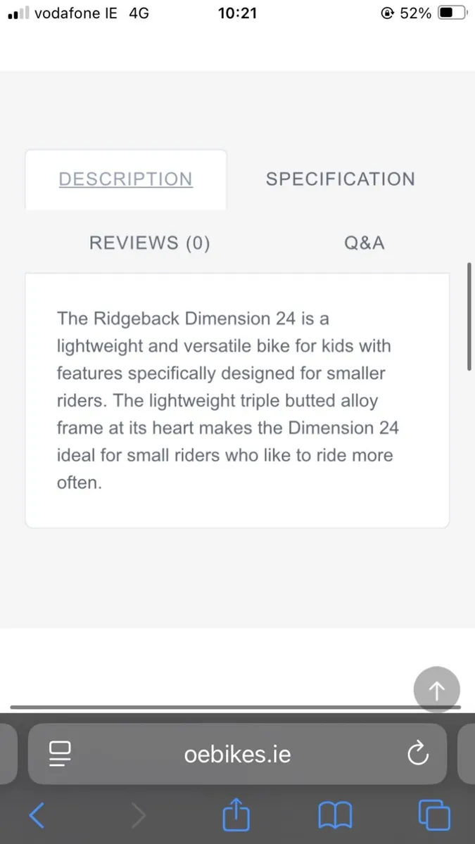 Girls 24” Ridgeback Bike - Image 3