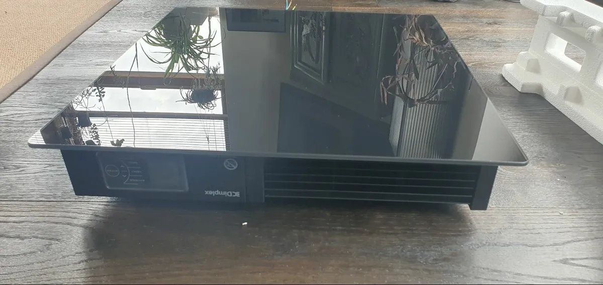 Glen Dimplex Girona GFP075BE Panel Heater Black - Image 1