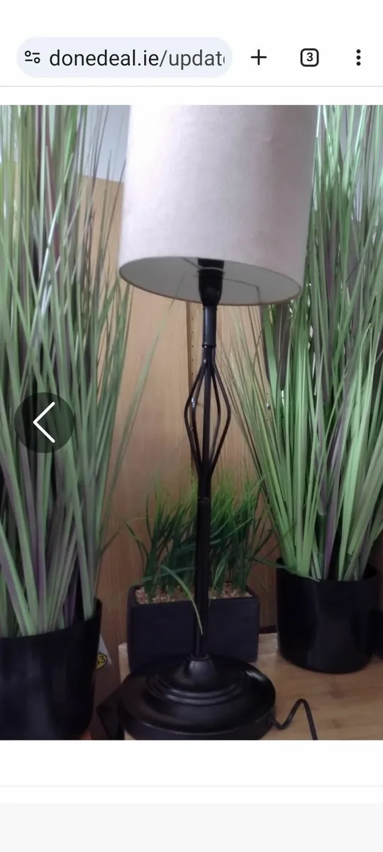 Wrought iron table lamp or floor lamp - Image 1