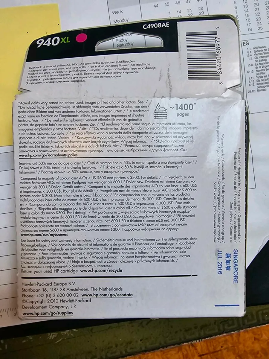 HP Genuine 940XL Ink magenta - Image 2