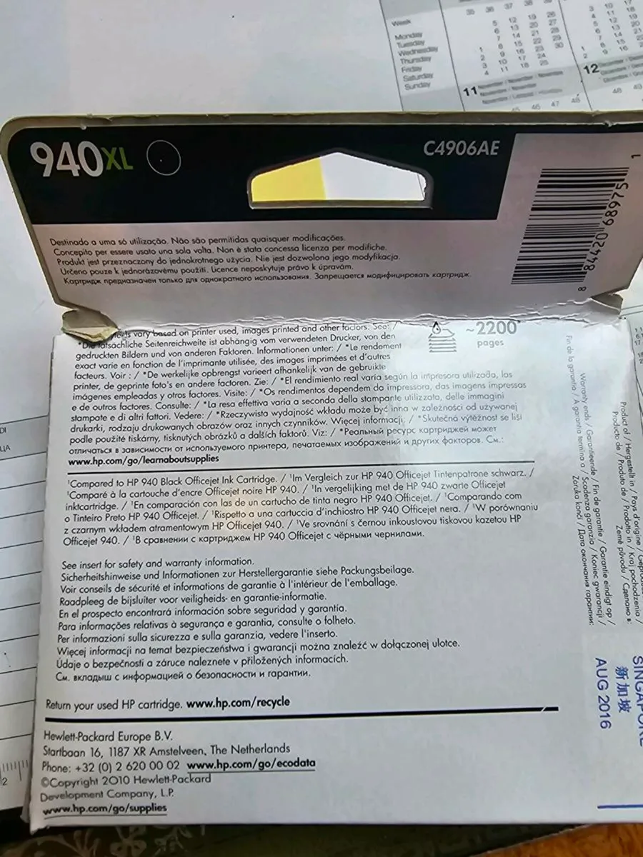 HP 940XL Black - Image 2