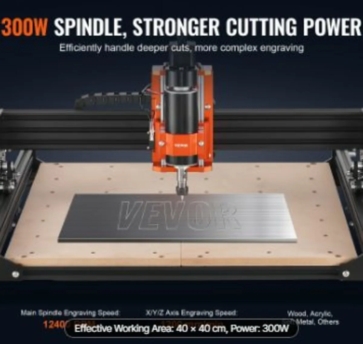 CNC Router Machine, 400x400x60mm Working Area - Image 3