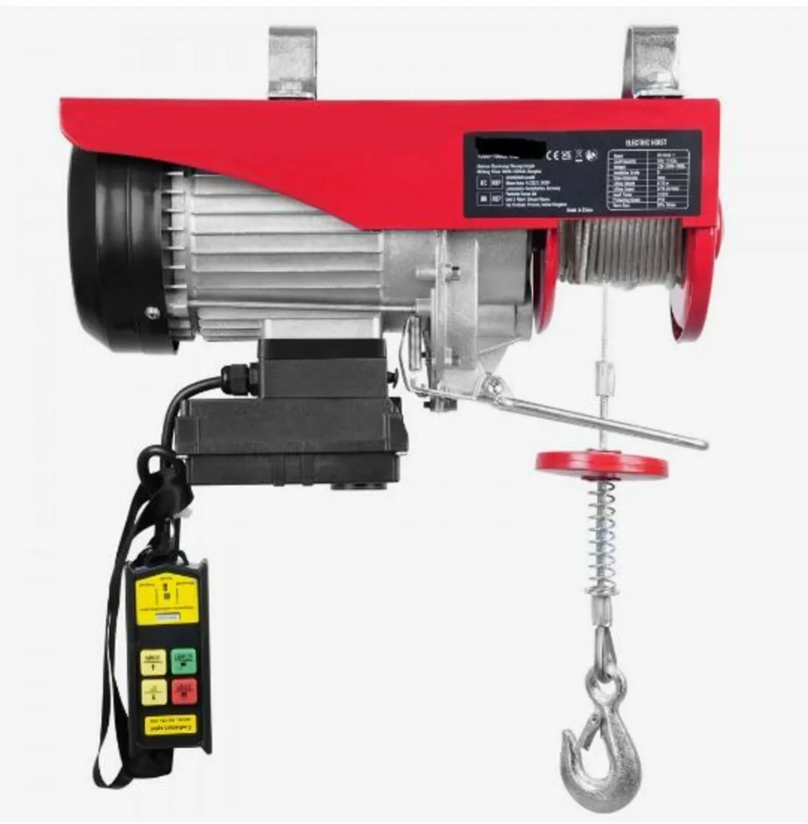 Electric Hoist, 1760 lbs Lifting Capacity, 1450W - Image 4