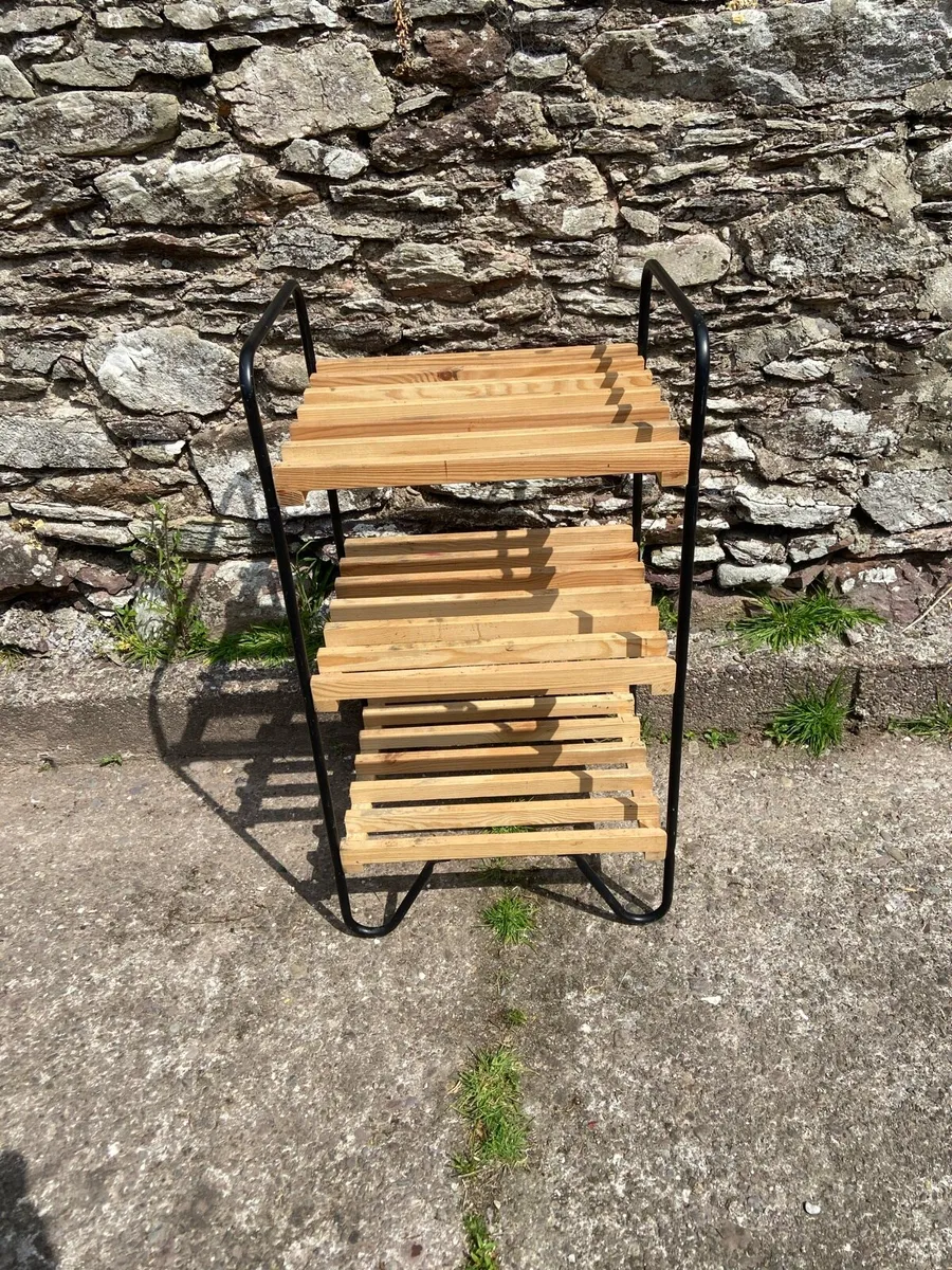 Industrial Style 3 Tier Shelf Unit 96cm high - Image 2