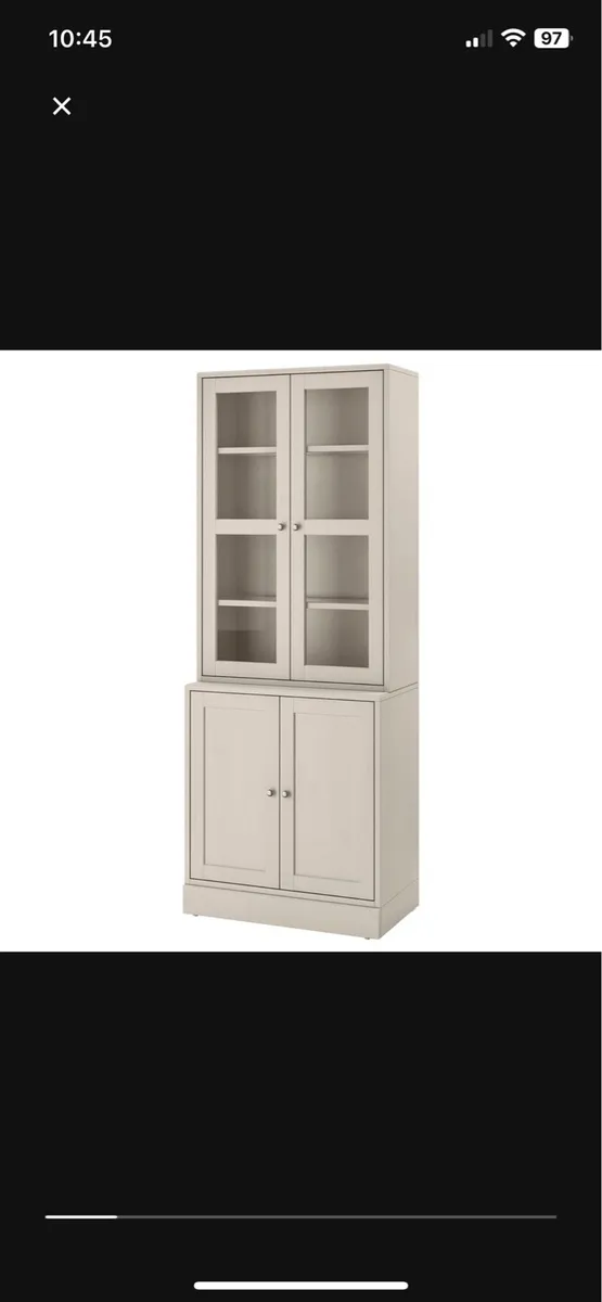 IKEA Havsta cabinet - grey - Image 3
