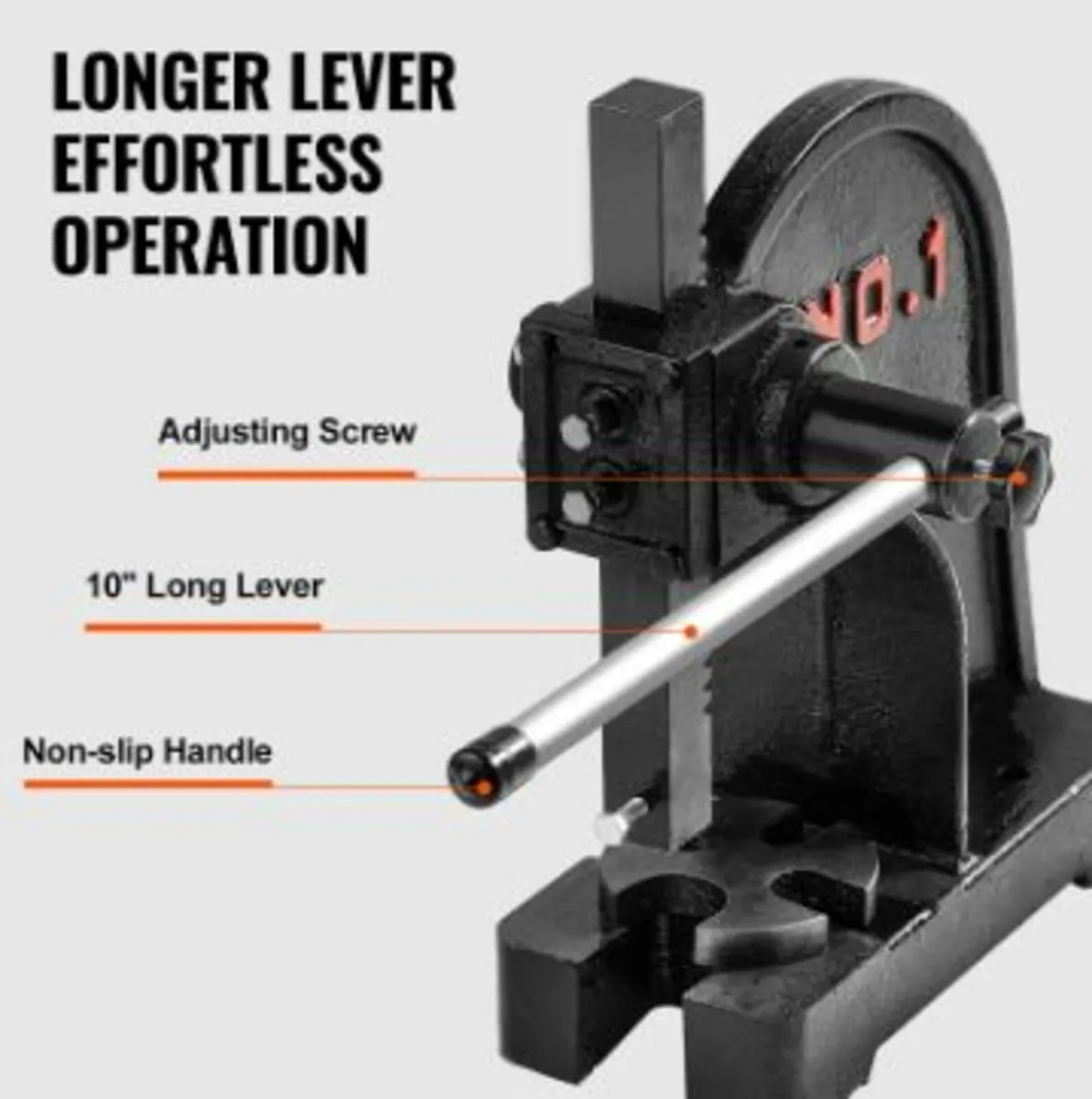 Arbor Press, 1 Ton Manual Arbor Press, 5.9" Maxim - Image 2